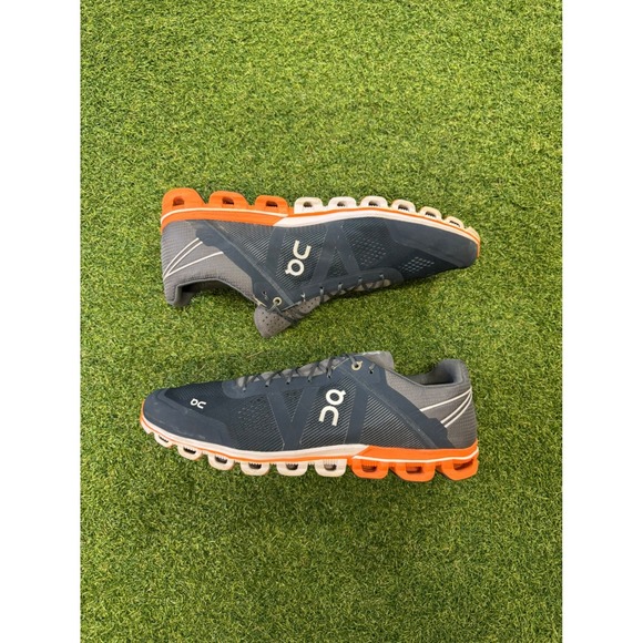 On Running Other - On Cloud Running surfer Mens Shoes Navy Blue Orange Size 13 US M13 Low Top